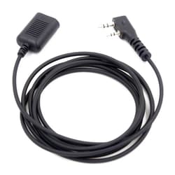 KENMAX® 2 PIN Radio Earpiece Speaker Mic Extension Cable for Kenwood TK-370 TK-373G TH-42A TH-42E Baofeng BF-480 BF-320 BF-V6 (2m)