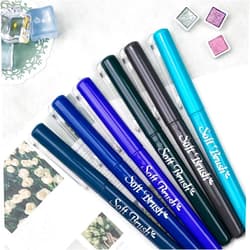Guangna 6-pack art brush tip pens, water-based note pen set, suitable for beginners calligraphy and letter art creation-‘Liu Yuan’