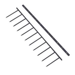 TruBind 11-Inch x 2-Inch Velobind Binding Spines - VBH1102 - Durable - 11 Pins Per 11-Inch Long Spine - Pre-Sized to Fit Letter-Sized Paper - Compatible with Velobind Binding Machines - 100 per Box