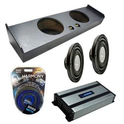 Harmony Audio Compatible with 2009-2020 Ford F-150 Super Crew Truck Harmony Bundle F124 Dual 12