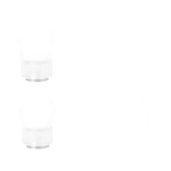 PACKOVE Stethoscope Replacement Diaphragm Kit for Adult and Pediatric Use, Silicone with Threaded Design, White Color, Compatible Stethoscope Accessories Set