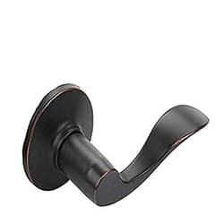 Dynasty Hardware HER-78-12P-RH Heritage Individual Dummy Lever, Aged Oil Rubbed Bronze, Right Hand