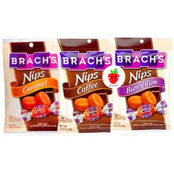 June Street Market Nips Hard Candy Variety Pack - Butter Rum, Caramel, Coffee - 1 Bag of each Flavor with June Street Market Kawaii Sticker