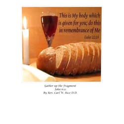 Rev. Carl W. Rice D.D. Gather up The Fragments
