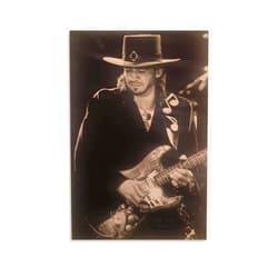 DEVINK Stevie Ray Vaughan Poster Decorative Painting Canvas Wall Posters and Art Picture Print Modern Family Bedroom Decor Posters 12x18inch(30x45cm)