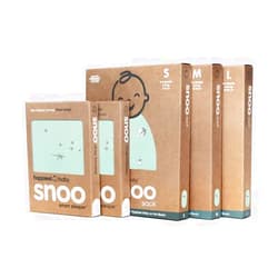 Happiest Baby The Big Bundle 100% Organic Cotton - Includes 3 SNOO Sacks and 2 SNOO Bassinet Fitted Sheets (Teal)