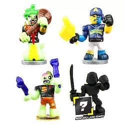 Akedo Ultimate Arcade Warriors - Warrior Collector 4 Pack - 3 Mini Battling Action Figures: Miss Slither & Deadbreath and one Hidden Mini Battling Action Figure!, Multicolor (14250) Strikeout, Miss Slither & Deadbreath