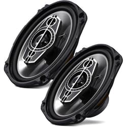 Suacopzar 6 x 9 5-Way Car Coaxial Audio Speakers (Pair), 1000W Peak 4 Ohm Vehicle Coaxial Speaker W/PEI Dome Tweeters, Universal Car Stereo Speaker, Coaxial Tweeter Speaker Replacement
