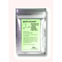 Talsen Chemicals Glycolic Acid Powder (1 Oz/28 Grams) DIY Glycolic Crystal Powder is 99% Pure, DIY Glycolic Acid Peels, Lotion and Serum by Talsen Chemcials