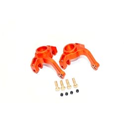 GPM Axial Yeti (AX90026) & Yeti SCORE (AX90050, AX90068) Upgrade Parts Aluminum Front Knuckle Arm - 1Pr Set Orange