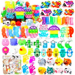 Mctuoba 116 PCS Premium Party Favors for Kids 4-12,Fidget Toys Bulk,Treasure Box Toys for Classroom Prizes,Pinata Filler,Goodie Bag Stuffers,Treasure Chest Carnival Prizes