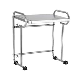 FYHH-JZHY Kitchen Reception Rack/Stainless Steel/Retractable/Microwave Oven/Oven Rack / 2 Layers/Kitchenware Storage Rack