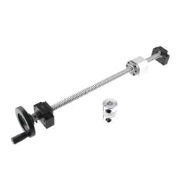 ANWOKIT SFU1605 Ball Screw 900mm BallScrews with a Ballnut + Handwheel nut + BK12/BF12 End Support, and Coupler with end Machining High Precision for CNC Machinery Machine