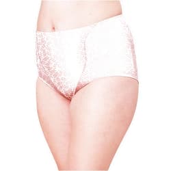 Bali Women's Double Support Coordinate Light Control Shapewear Brief with Lace Tummy Dfx372 2-Pack
