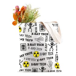 JXGZSO Radiology Technician Gifts X-ray Tech Gifts Bag Radiology Tote Bag Rad Tech Gifts Radiologic Technologist Gifts