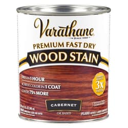 Varathane 262016 Premium Fast Dry Wood Stain, Quart, Cabernet