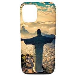 Fei Long Design Hub iPhone 15 Rio De Janeiro Christ the Redeemer Case