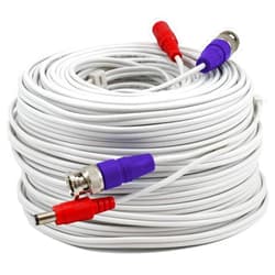 Swann 200ft Security Extension Cable with BNC Connectors and Fire Rated UL Rating for DVR Security Cameras and Systems, 1 Count (Pack of 1)