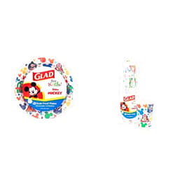 Glad for Kids Disney Mickey and Friends Tableware Bundle: Mickey Mouse Paper Plates (40 Ct, 8.5