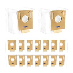 Anmumu 16 Pack T8 Vacuum Dust Bags for ECOVACS Deebot OZMO T8,T8 Max,N8 Pro Plus,N10 Plus,DX93,DDX96 Robot Vacuum Cleaner,Fit Yeedi K781+ Vac Station,2.5L Auto-Empty Disposable Dust Bag