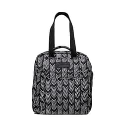 Sarah Wells Kelly Convertible Breast Pump Bag and Backpack with Carrying Handles - 1 Count (Pack of 1) - Black and White
