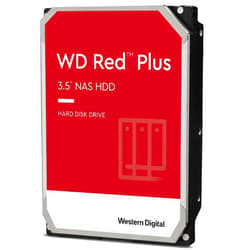 Western Digital 6TB WD Red Plus NAS Internal Hard Drive HDD - 5400 RPM, SATA 6 Gb/s, CMR, 256 MB Cache, 3.5