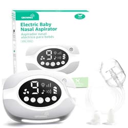 GROWNSY Electric Nose Suction for Baby, Hospital-Grade Nasal Aspirator with Night Light,Soothing Lullabies, Baby Nose Sucker with 9 Adjustable Suction Levels