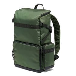 Manfrotto Street Slim Photography Backpack for Mirrorless and Reflex Camera, Front and Rear Access, Removable Camera and Laptop Inserts, Compact Backpack for Photography Accessories, Colour Green