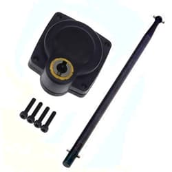 COJOYS Electric Power Starter Backplate Roto E-Start Drill Plate 11011 70111 RC HSP 11003 Metal Power Starter Shaft Rod Pin End for 1/8 Rc Model Car (for 28 Size Nitro Engine with Shaft Rod)