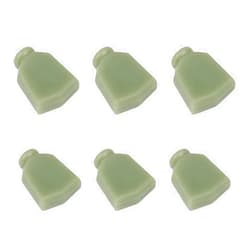 Lovermusic Light Green Plastic Tuning Key Buttons Machine Head Buttons Replacement for Guitar Pack of 6