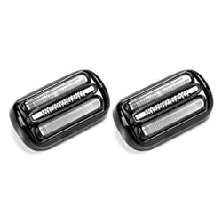Kepouse 2 Pack Series5/Series6 53B Replacement Head Compatible with Braun Electric Razor S5/S6 53B, Shaver Foil Compatible with 5020cs, 5018s, 5035s, 5049cs, 5050cs, 6020s, 6040cs, 6075cc, etc.