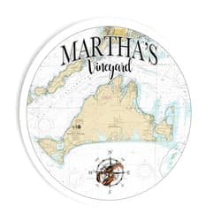 MapMom Marthas Vineyard MA | 3.5 Inch Wood Magnet Keepsake/Souvenir | High Definition Ink Printed On a Wood Magnet | Perfect Gift for that Perfect Person