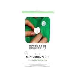 BUBBLEBEE INDUSTRIES Hiding Kit For Rode Lavalier Microphones - Reduce Wind Noise - Includes Invisible Lav Covers, Lac Concealer, Lav Tape, Skin Tape, Mic Accessory Case - Lav Mic Covers