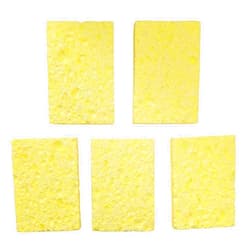 EX ELECTRONIX EXPRESS 5 Pack Soldering Iron Tip Cleaning Sponges, Each Sponge Measures 2
