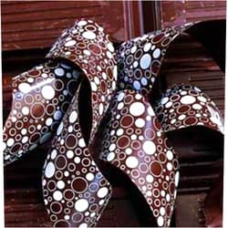 Bakers EZ way Chocolate Transfer Sheet: White Bubbles 2 Sheets