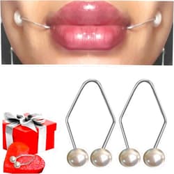 KeeweN Dimple Makers, Dimple Trainer for The Face,Dimple Trainer for Create a Beautiful Smile,8 Colors, And Develop Natural Dimples (silver)