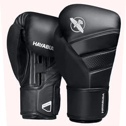 Hayabusa T3 Boxing Gloves for Men and Women Wrist and Knuckle Protection, Dual-X Hook and Loop Closure, Splinted Wrist Support, 5 Layer Foam Knuckle Padding