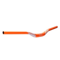 Funn Full On Mountain Bike Handlebar with Bar Clamp 31.8mm and Width 785mm, Tough and Lightweight Alloy Riser Handlebar for MTB, BMX and Road Bike, Rise 30mm MTB Handlebar (Orange)