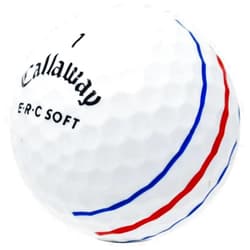 LostGolfBalls.com LostGolfBalls Recycled & Used ERC Golf Balls for Callaway Golf Balls, ERC Soft Model, Near Mint Condition, AAAA Quality for Callaway Golf Balls