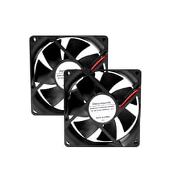 PANO-MOUNTS 80mm 24V DC Cooling Fan CF8025 High Speed 24V 80mm 25mm 2Pin PC Exhaust Muffin Fan Low Noise 3500RPM 2-Pack