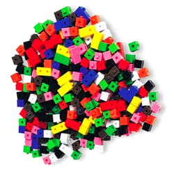 hand2mind Centimeter Cubes, Math Linking Cubes, Plastic Cubes, Snap Blocks, Color Sorting, Connecting Cubes, Math Manipulatives, Counting Cubes for Kids Math, Math Cubes, Math Counters (Set of 1000)