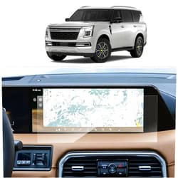 SKTU 2Pcs for 2025 Nissan Armada Screen Protector 14.3 Inch for 2025+ Nissan Armada 14.3-Inch Navigation Display [Ultra Clear, Anti-Glare & Scratch] Nissan Armada 2025 Accessories Nano Screen Protective Film
