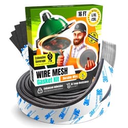 Smoker Chef Big Green Egg Gasket Replacement Large/XL/XXL - 16 FT Wire Mesh Gasket - Fiberglass BGE Gasket - Compatible with Big Green Egg - Accessories & Parts for Grill by Smoker Chef