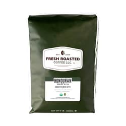 Fresh Roasted Coffee, Unroasted Organic Honduran Marcala, Fair Trade Kosher, 5 Pound