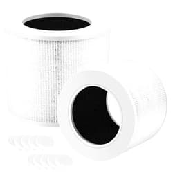 JORAIR 2-Pack of Core Mini-RF Filter Replacement, Compatible with LEVOIT Core Mini Air Purifier, 3-in-1 H13 Grade True HEPA Replacement Filter, Compared to Part # Core Mini-RF