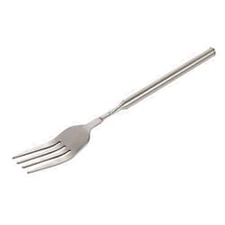 Diyeeni Stainless Steel Dinner Fork,BBQ Telescopic Extendable Dinner Fruit Dessert Long Handle Fork Stainless Steel Cutlery,anti rust,sturdy and