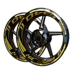 GdniA Hub Decal for S&uzuki for Hayabusa 1340 Wheel Rim Decal Motorcycle Sticker Stripe Tape (Color : 1)