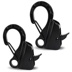 JYINCPED Boat Anchor Hook Sliding Hook,Easy to Use Knotless Anchor System with Quick Release,Stainless Steel Boat Anchor Hook Clips for 3/8