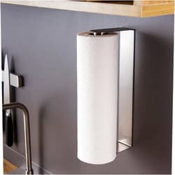 ZUNTO Paper Towel Holder Under Cabinet - Adhesive Paper Towel Rack (No Drilling), Stainless Steel Rustproof, Easy Tear