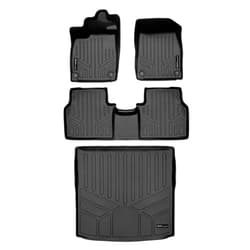 SMARTLINER Custom Fit All Weather 2 Row Floor Mats and Cargo Liner Set Compatible with 2022-2025 Audi Q4 e-tron